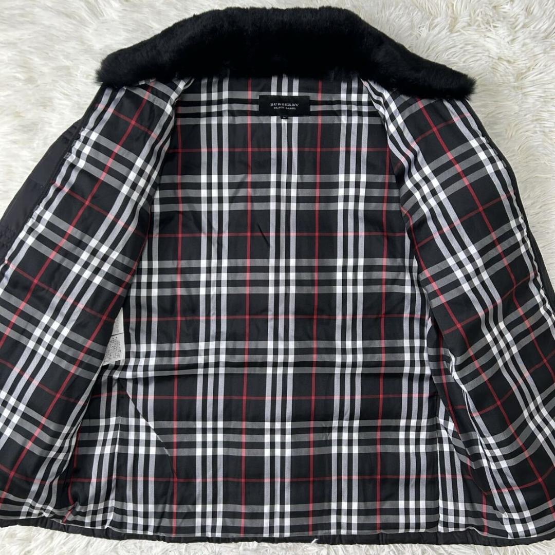 【極美品/M】バーバリーブラックレーベル ダウンジャケット キルティング 黒