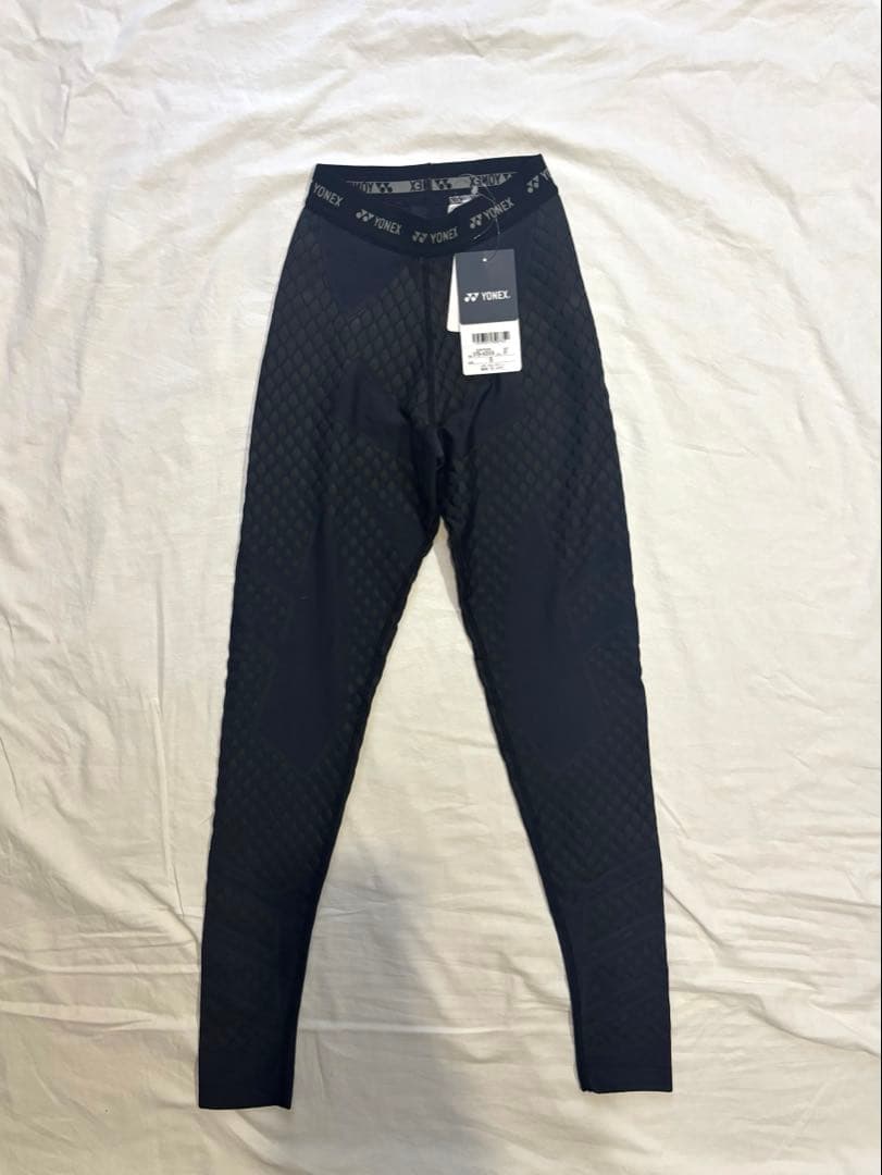 YONEX レディース ロングスパッツ アンダーウェア Sサイズ 黒 新品未使用