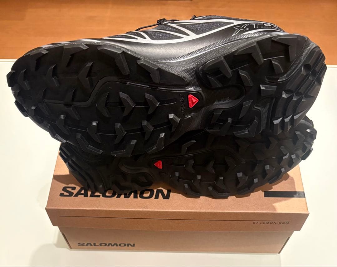 【新品】サロモンXT-6 GTX Black×Silver☆ノベルティ付き☆8H