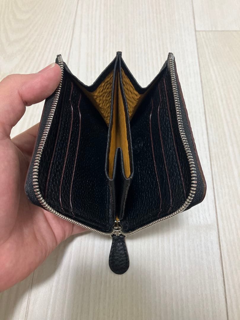 エイジ【GANZO】フレンチカーフL字財布(廃盤品)