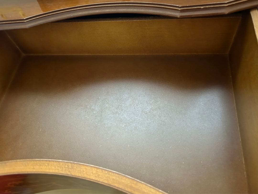 イタリア家具 チェスト アンティーク 6段 112cm 象嵌 イタリア製 猫脚