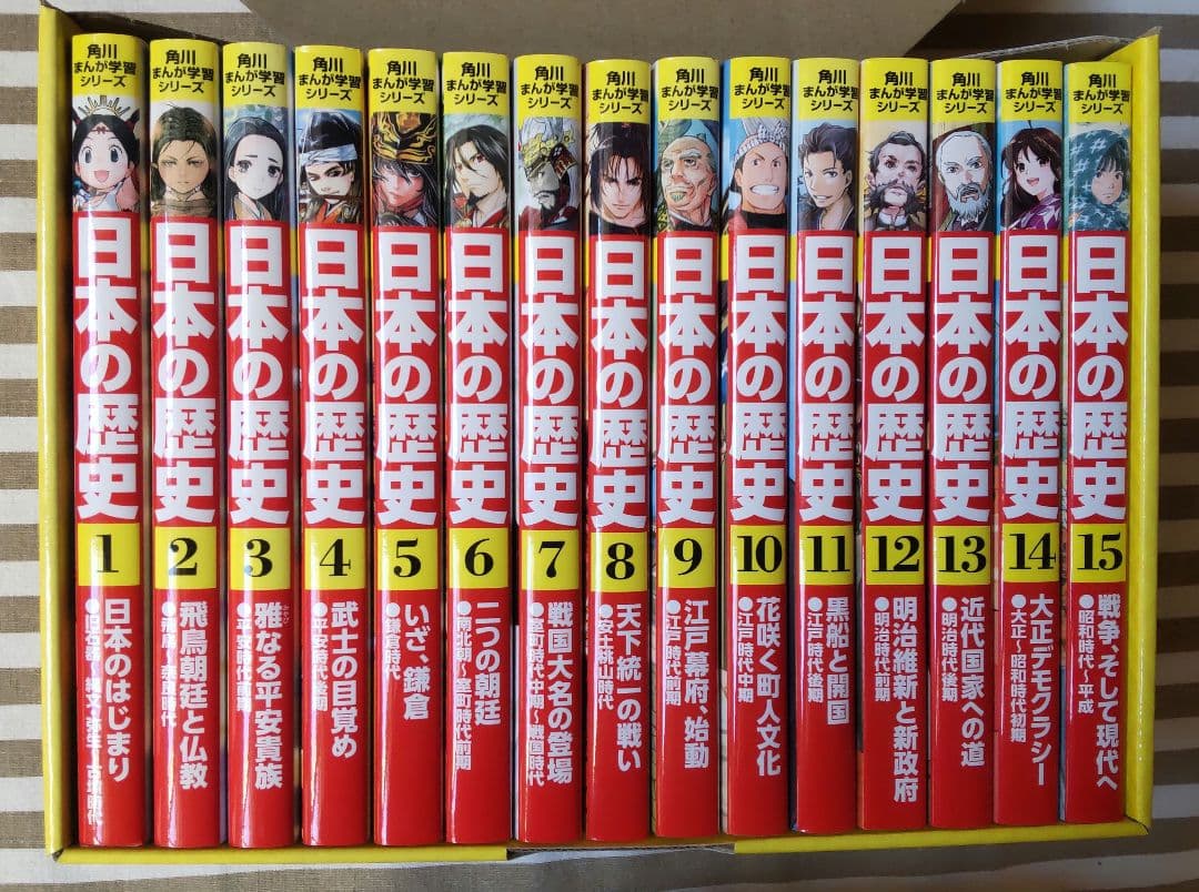 角川まんが学習シリーズ日本の歴史 全巻セット