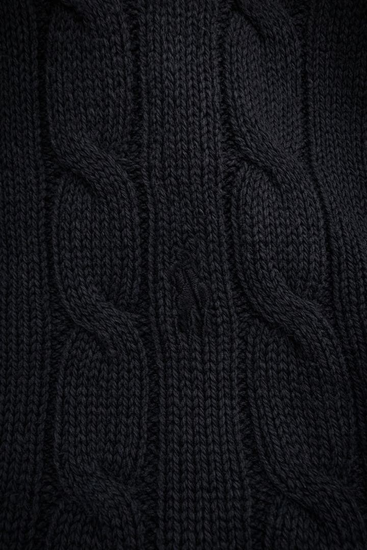 【極美品】POLO RALPH LAUREN ケーブルニット同系色ポニー QR
