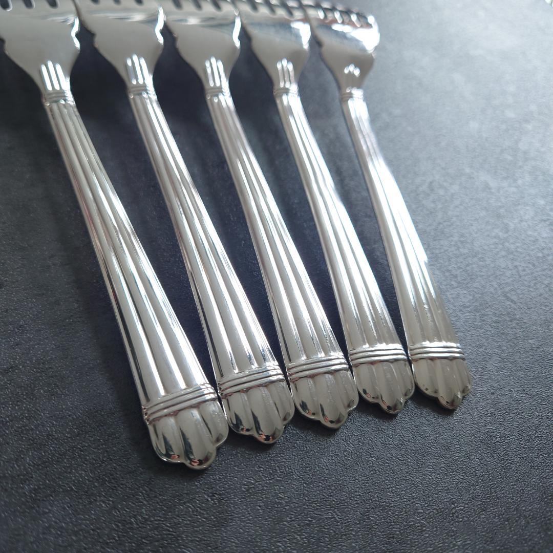 希少 クリストフル アリア フィッシュフォーク 5点