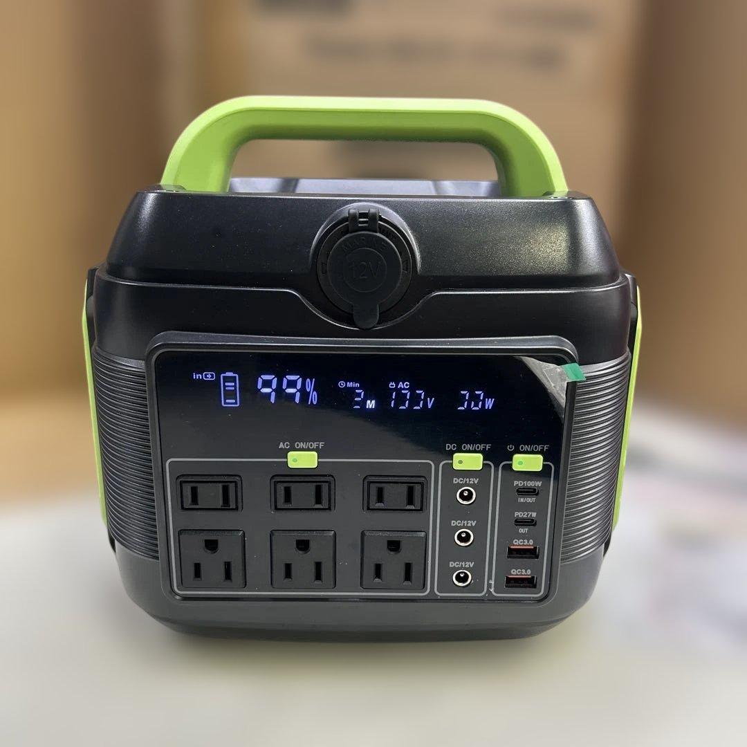 6075【極美品】ポータブル電源 MOMAN-POWER600 576Wh