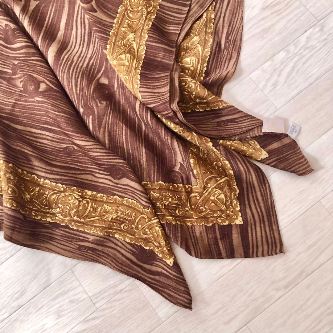 Vivienne Westwood 大判スカーフ ストール124×124cm