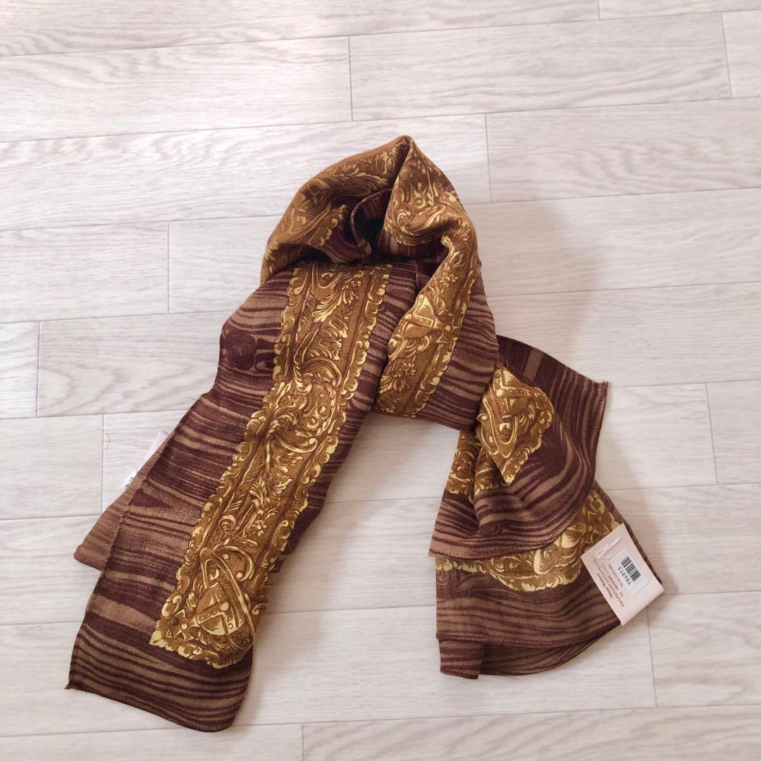 Vivienne Westwood 大判スカーフ ストール124×124cm