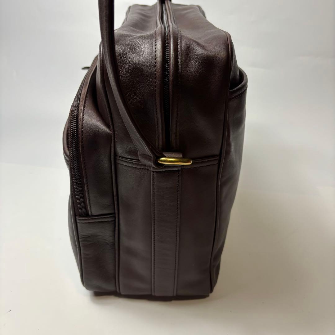 【美品】オールドコーチ　メッセンジャーバッグ　オールレザー　ブラウン　斜め掛け