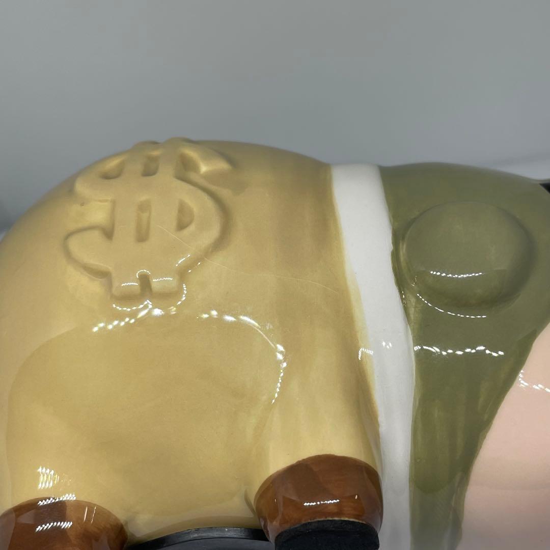 【完売品】スタジオジブリ 紅の豚 ポルコ・ロッソ 貯金箱 陶器製