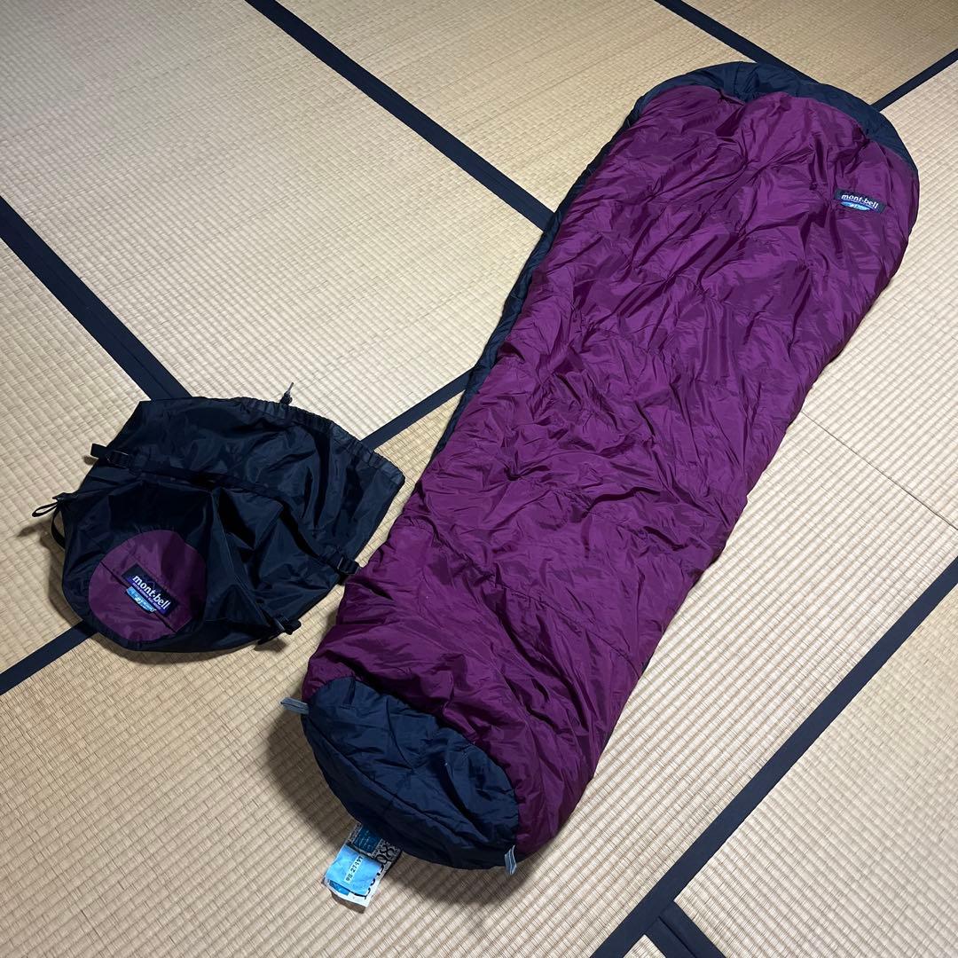 【廃盤】 モンベル シュラフ スーパー バロウバッグ エクセロフト #1 冬用