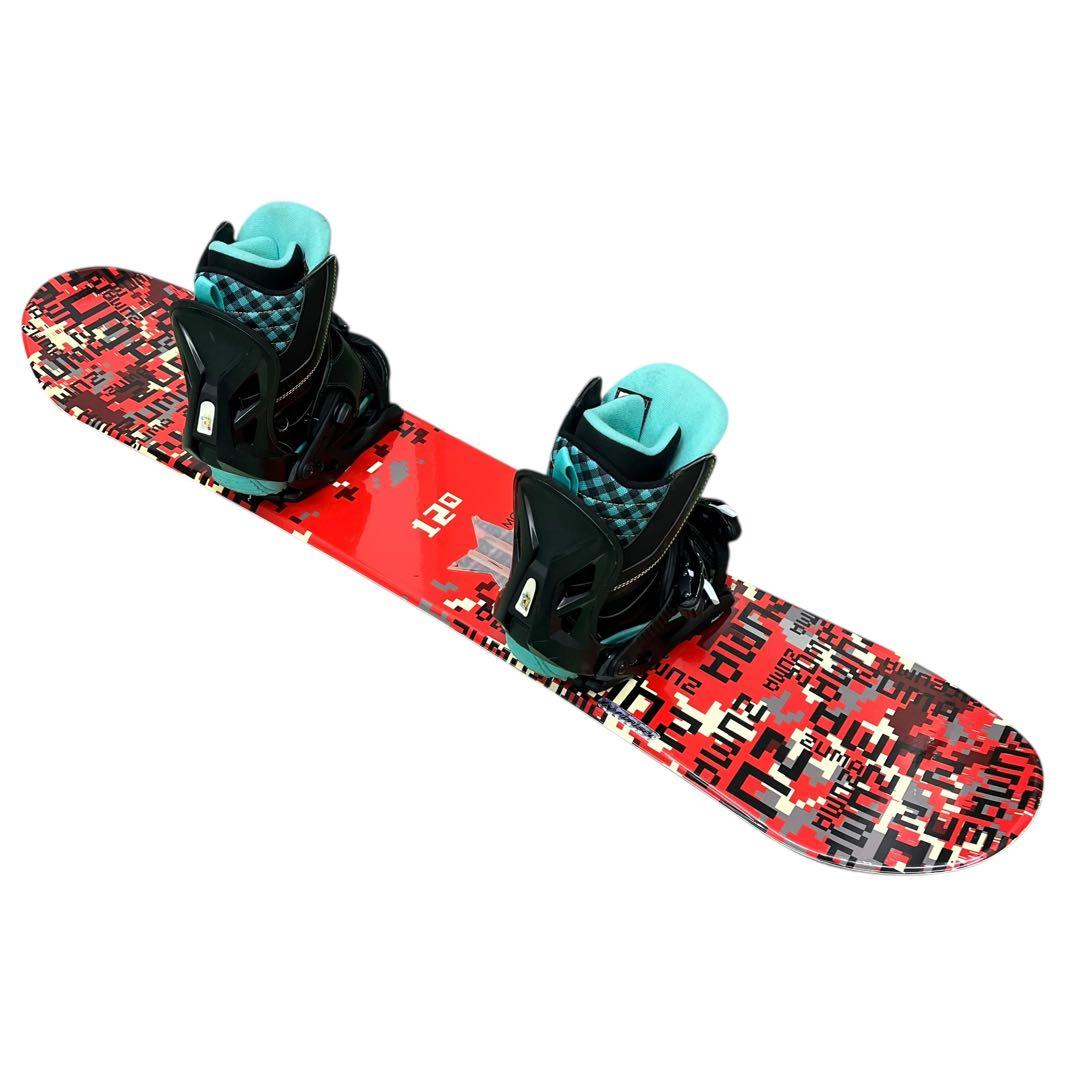 ZUMA キッズ スノーボード 120cm バイン ブーツ 3点セット