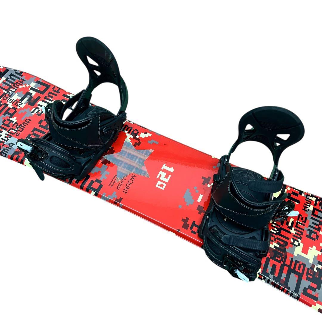 ZUMA キッズ スノーボード 120cm バイン ブーツ 3点セット