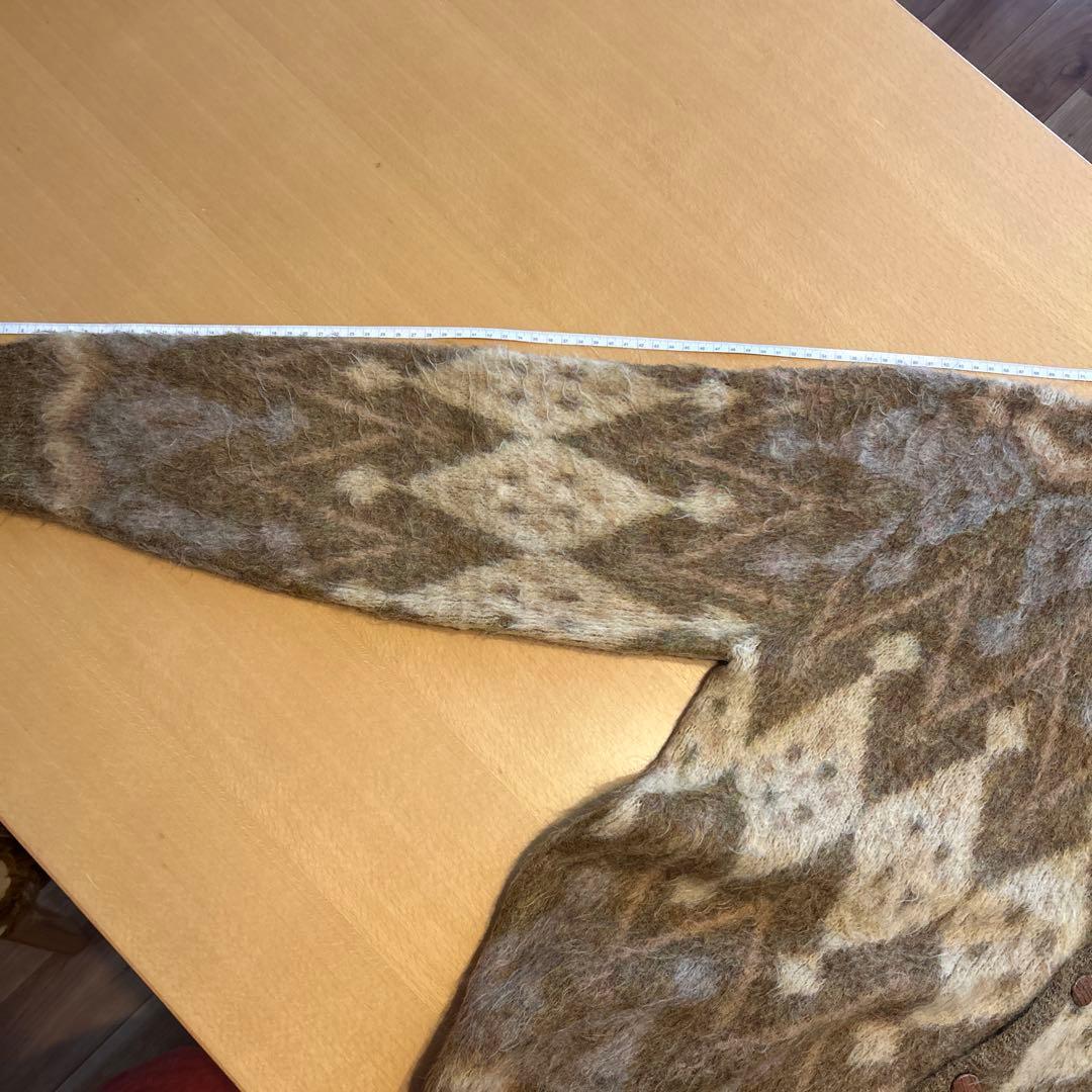 モヘヤ　カーディガン　ヴィンテージ　60s campus カートコバーン