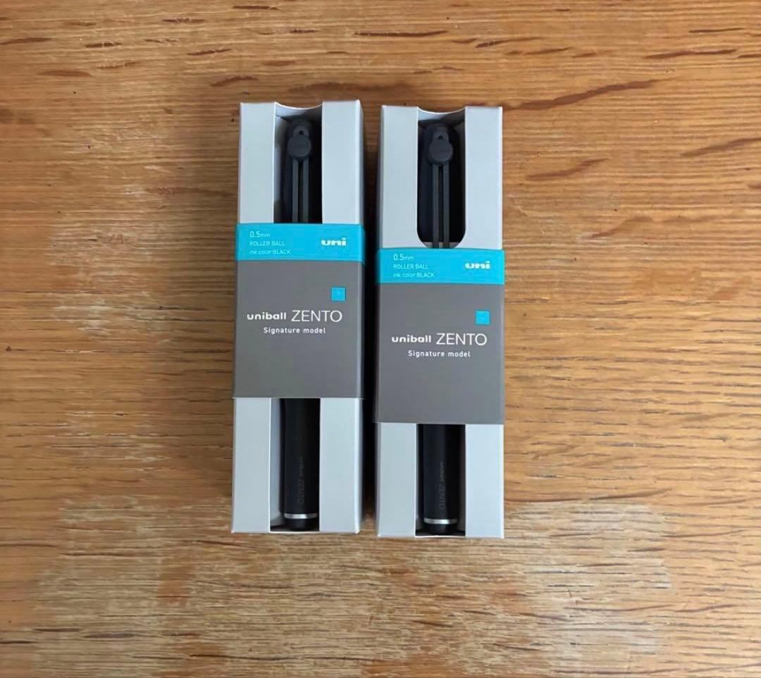 ユニボールゼント シグニチャーモデル 0.5mm ブラック 2本セット