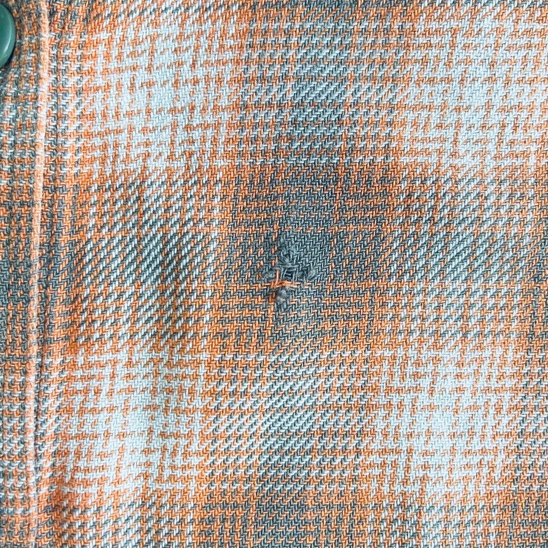 セ*イ様 【希少】パタゴニア オンブレチェックヘビーフランネルシャツ