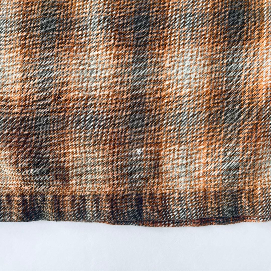 セ*イ様 【希少】パタゴニア オンブレチェックヘビーフランネルシャツ