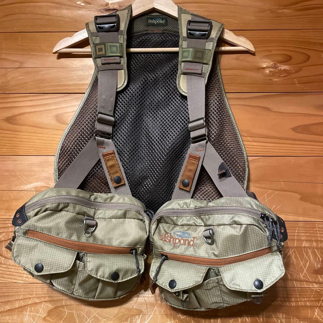 fishpond フィッシングベスト ベージュ