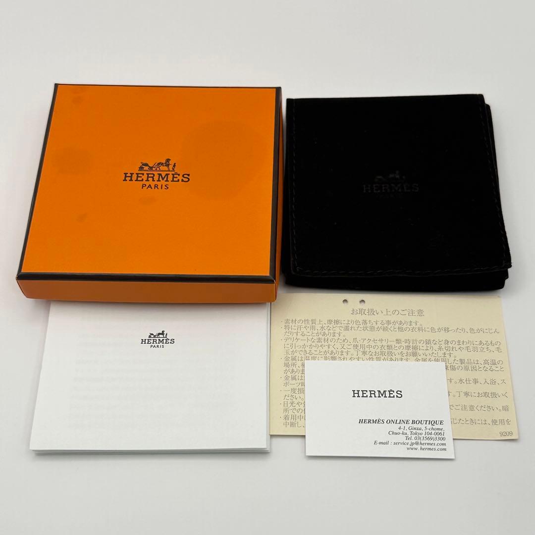 美品✨HERMES エルメス プティアッシュ シルクブレスレット ピンク