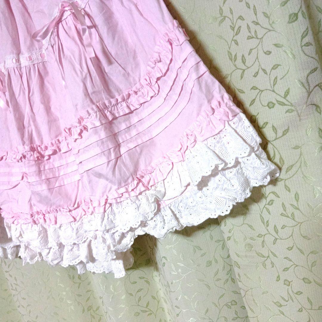 BABY懐古！！ピンク フリル付きスカート