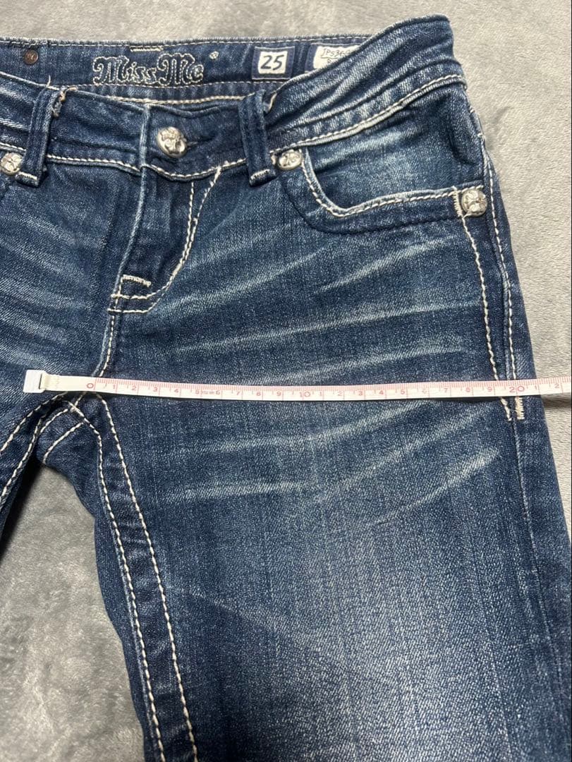 missme平成ギャル　マクブリング　y2k ローライズ フレアデニム