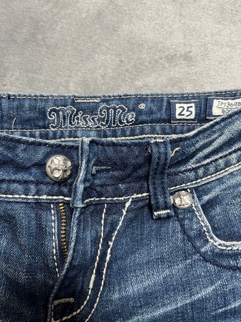 missme平成ギャル　マクブリング　y2k ローライズ フレアデニム