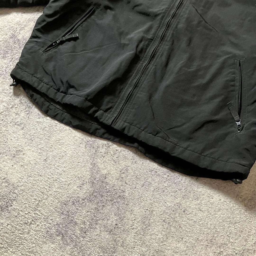 00sTIMEOUTウォームアップジャケット企業刺繍ナイロンジャケット黒ブラック