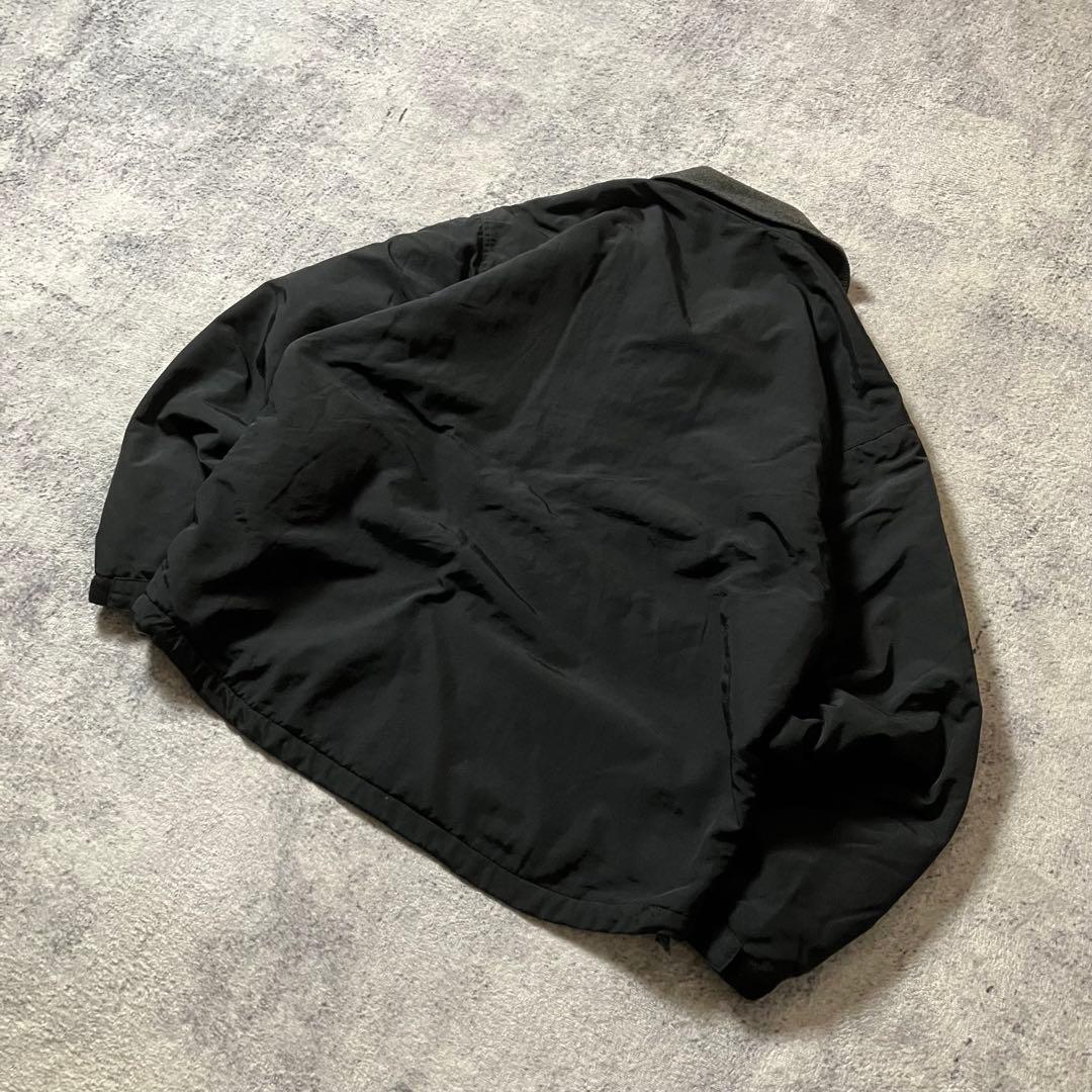 00sTIMEOUTウォームアップジャケット企業刺繍ナイロンジャケット黒ブラック