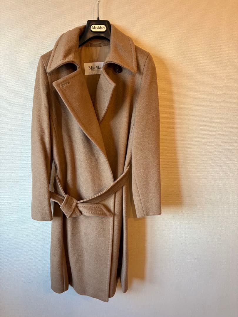 Max Mara 100%キャメルコート 未使用品
