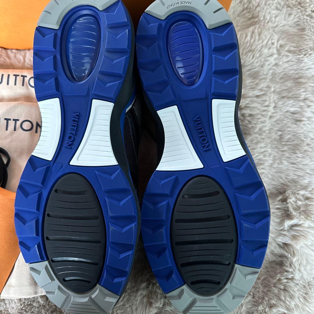 未使用）LOUIS VUITTON スニーカー ブラック ブルーサイズ10