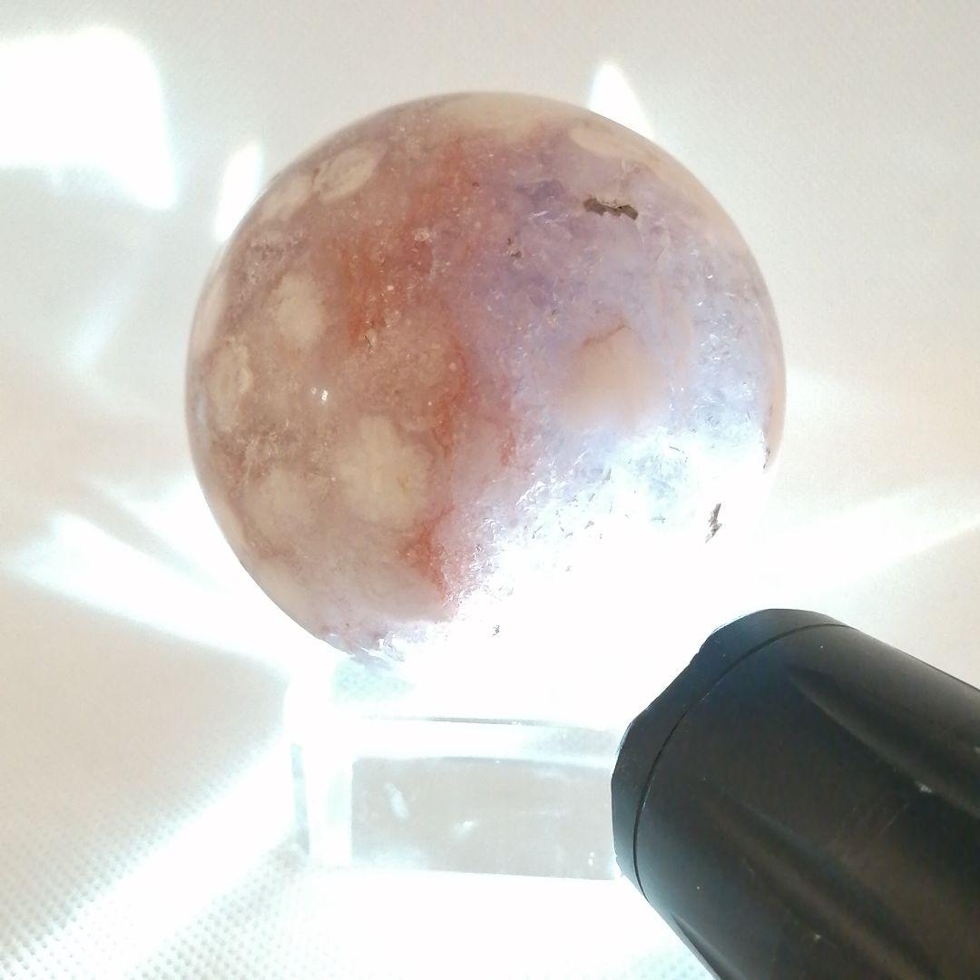 【新品】花束のよう模様とキラキラ結晶が楽しめるピンアメ　12-15