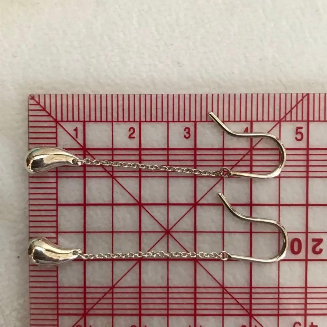 【レア】美品　ティファニー ティアドロップ ロングピアス SV925