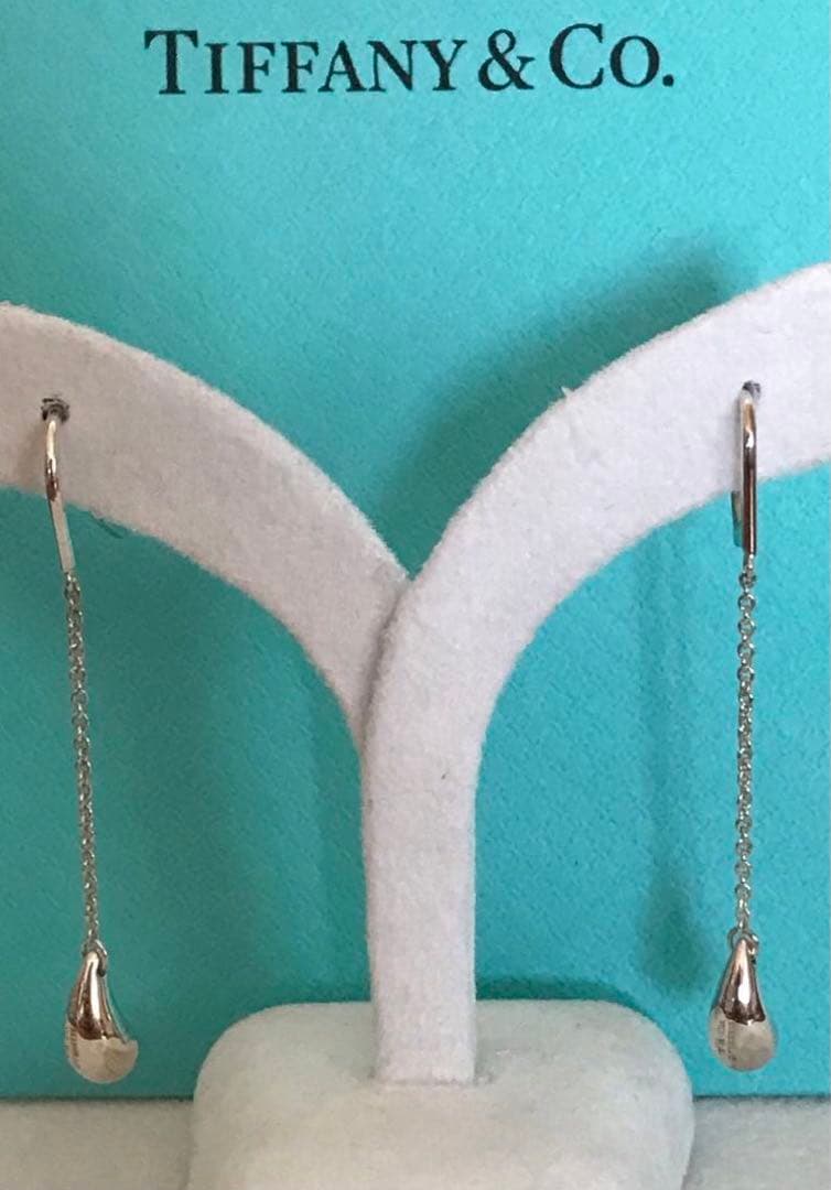 【レア】美品　ティファニー ティアドロップ ロングピアス SV925