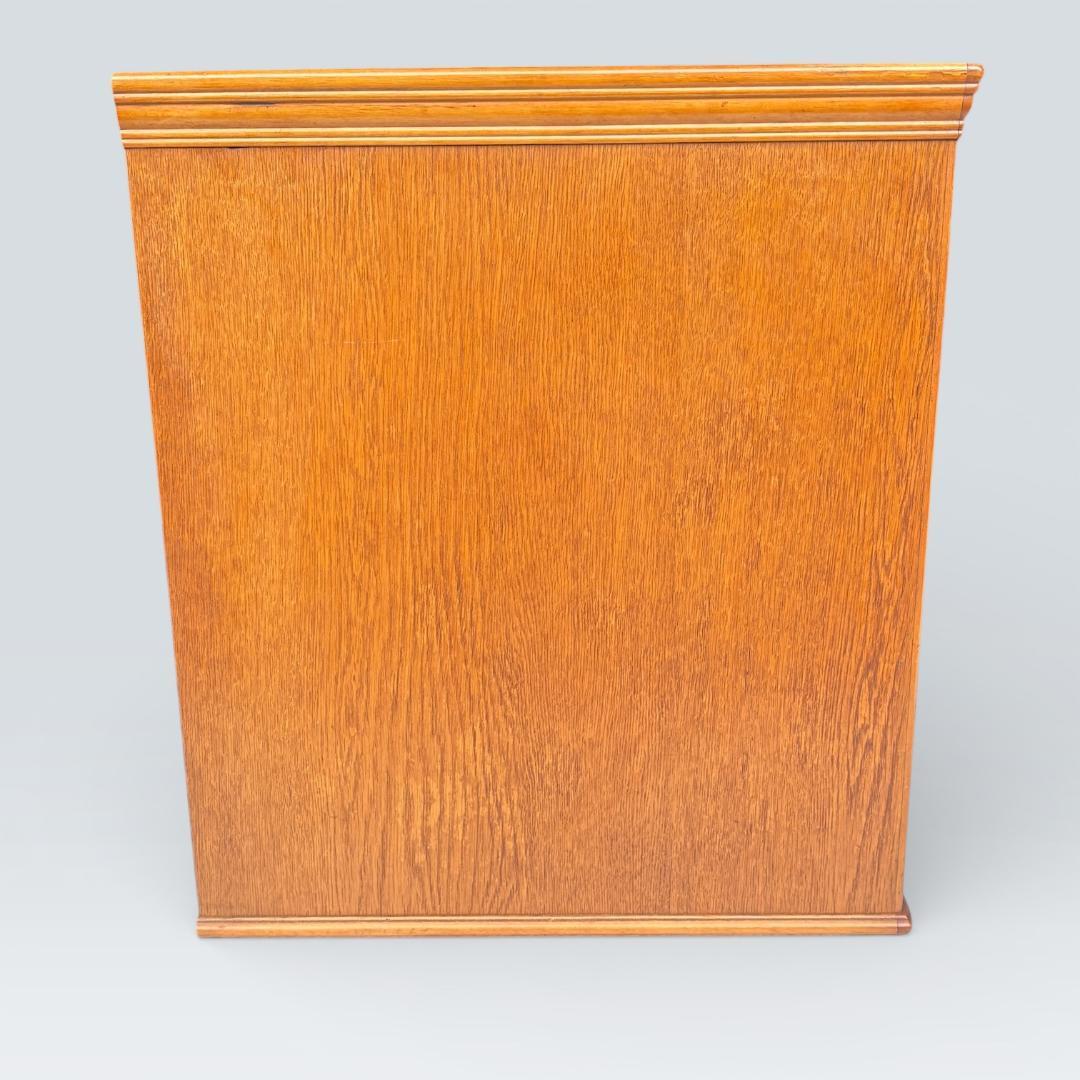 【送料込】英国アンティーク調 ローチェスト 3段 テレビ台 オーク 収納 家具