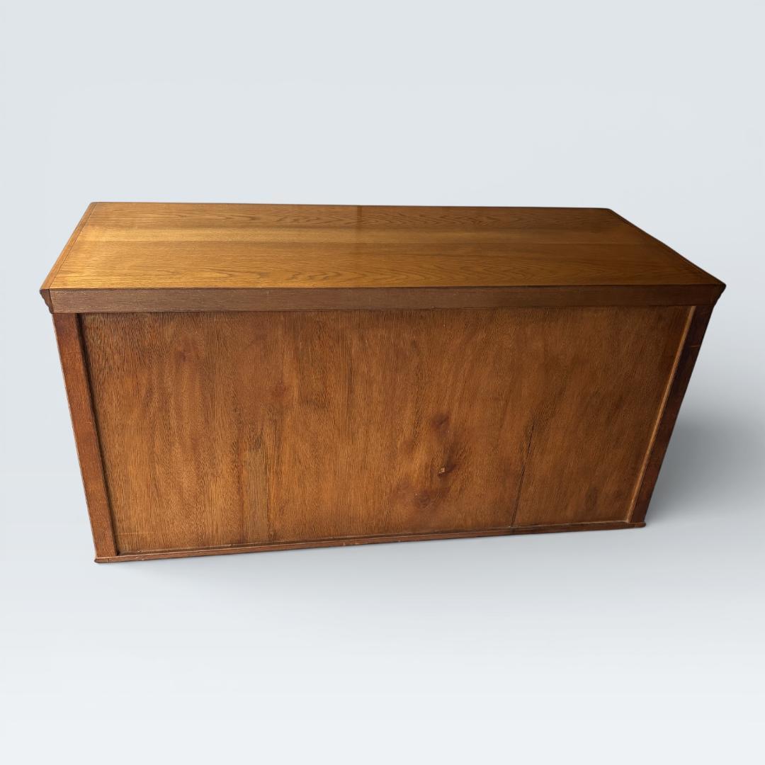 【送料込】英国アンティーク調 ローチェスト 3段 テレビ台 オーク 収納 家具