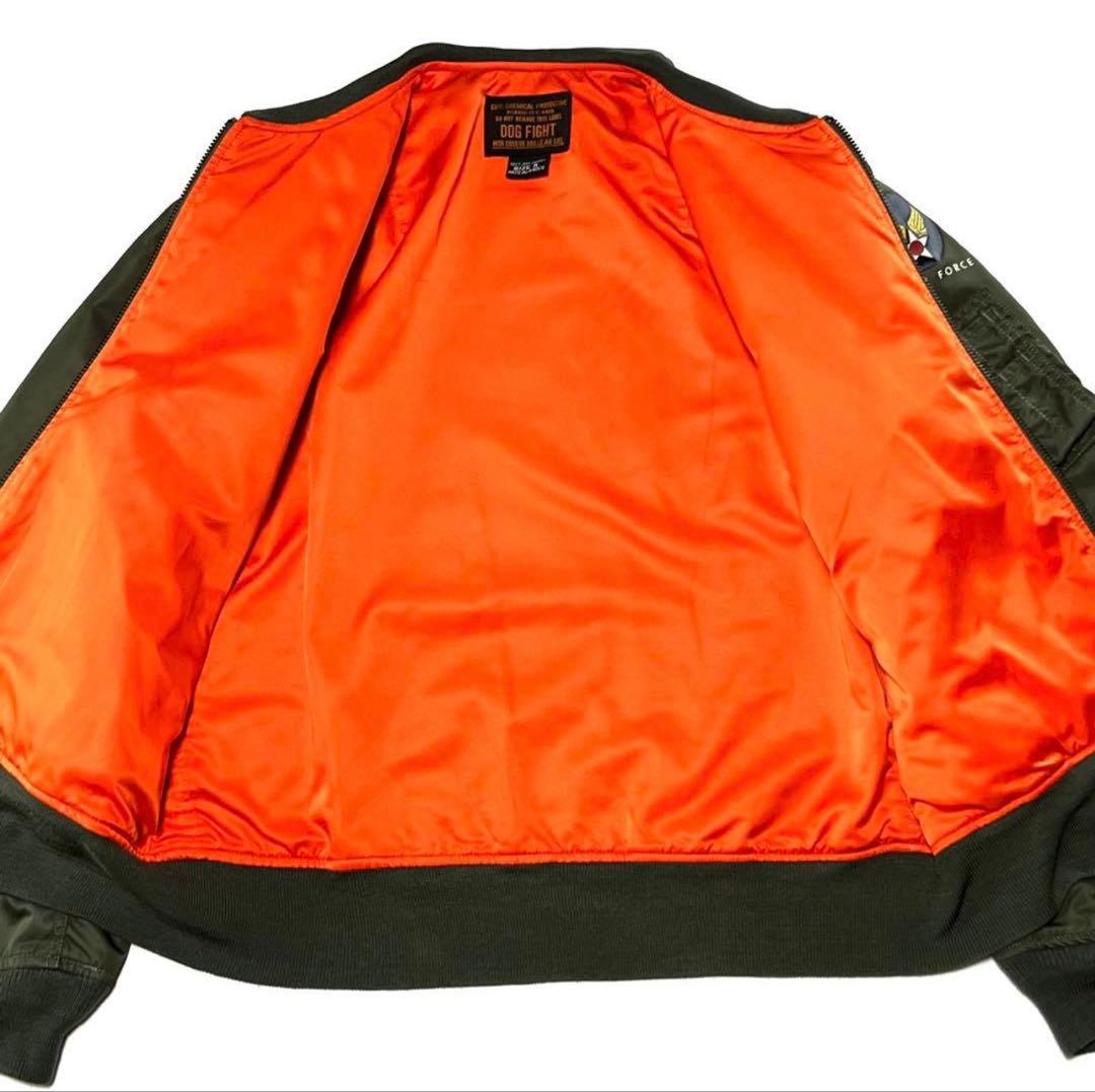 ア*チ様 DOG FIGHT MA-1 L-2B フライトジャケット L 美品