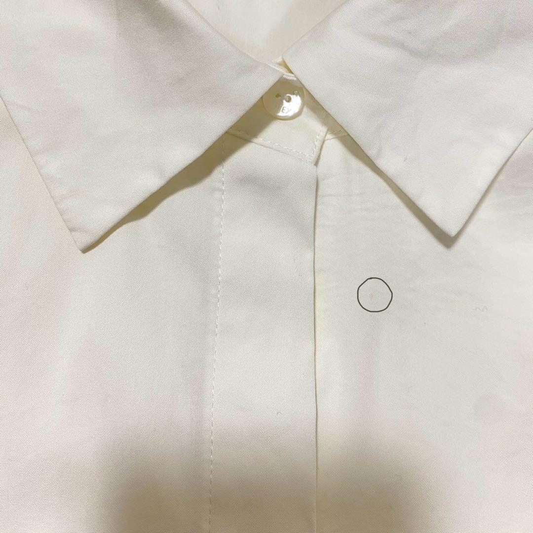 FOXEY ホワイト パフスリーブシャツ 38