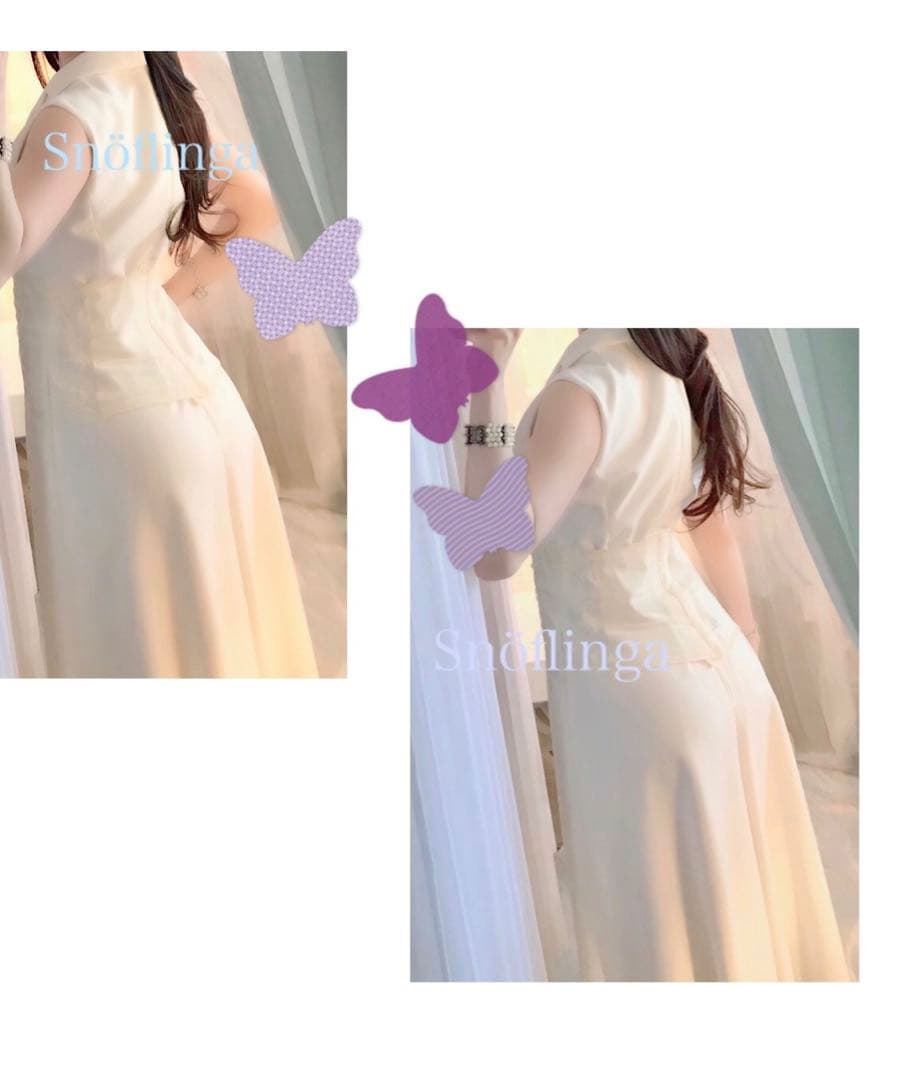 FOXEY ホワイト　ペインタースーツ