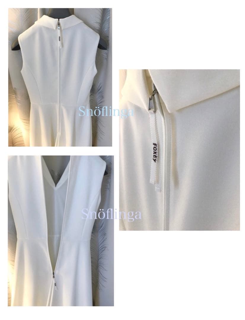 FOXEY ホワイト　ペインタースーツ