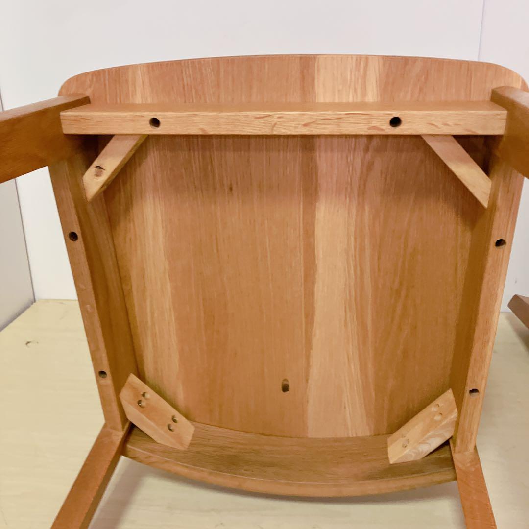 木製　ダイニングチェア　2脚セット　北欧　アームレスチェア　カントリー