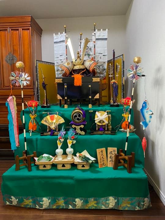 端午の節句 兜 飾り