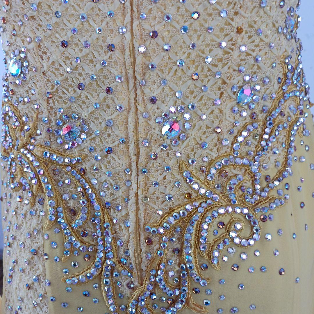 社交ダンス用イエロードレス