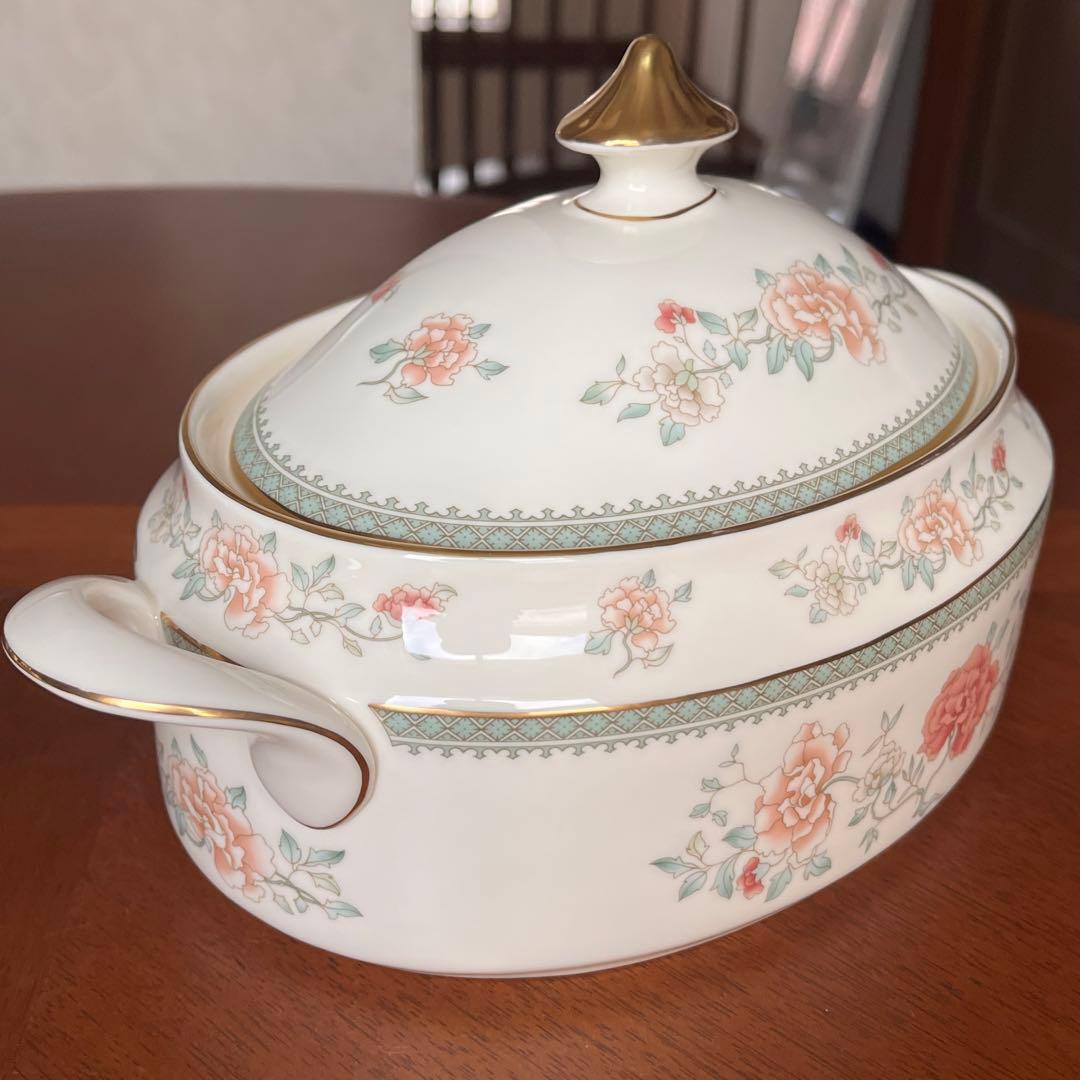 【レア美品】英国製　ミントン★ジャスミン★シノワズリ　カバードベジタブル