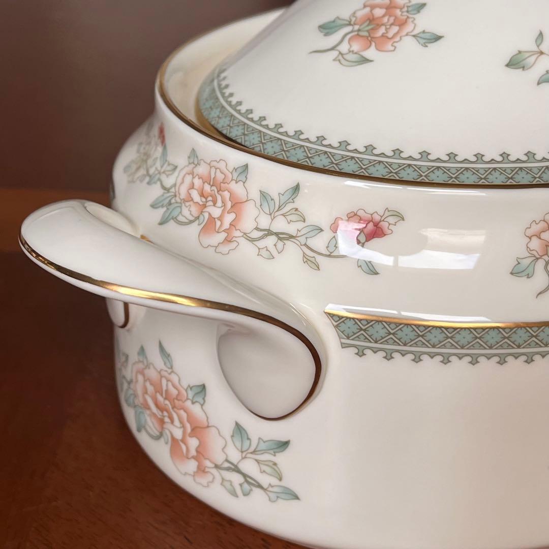 【レア美品】英国製　ミントン★ジャスミン★シノワズリ　カバードベジタブル