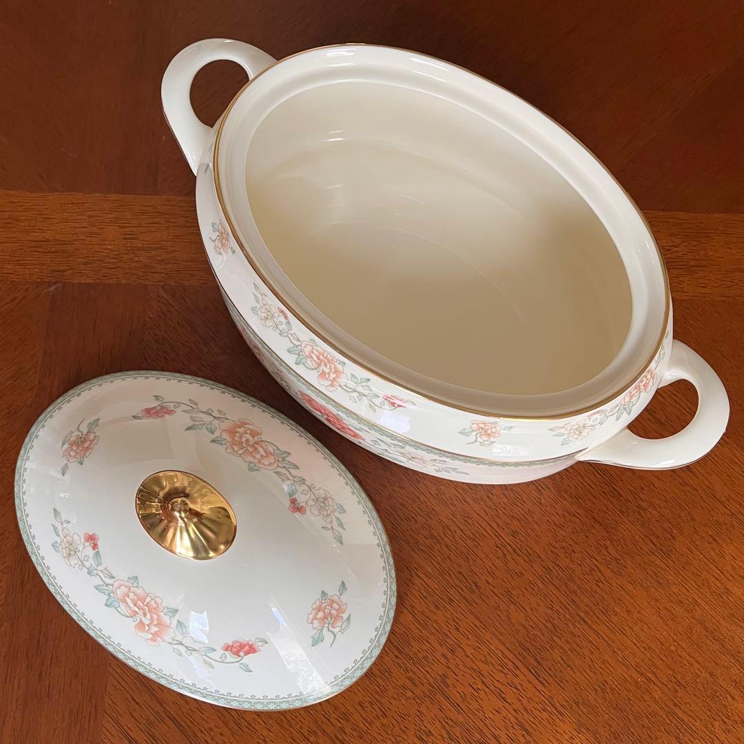 【レア美品】英国製　ミントン★ジャスミン★シノワズリ　カバードベジタブル