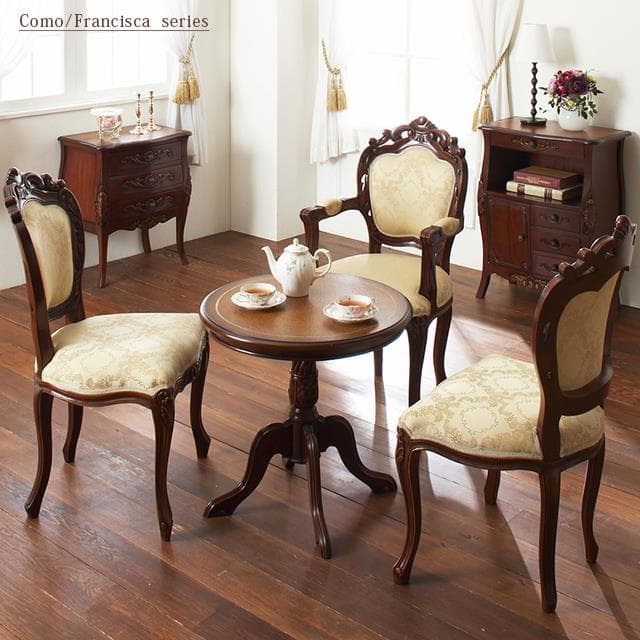 【新品・送料無料】【完成品】コモ　テーブル　(ブラウン)(ホワイト)