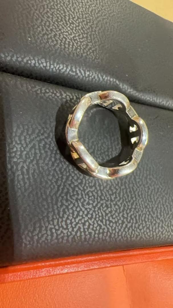 【極美品】エルメス アンシェネ リング 52（12号）シェーヌダンクル 指輪