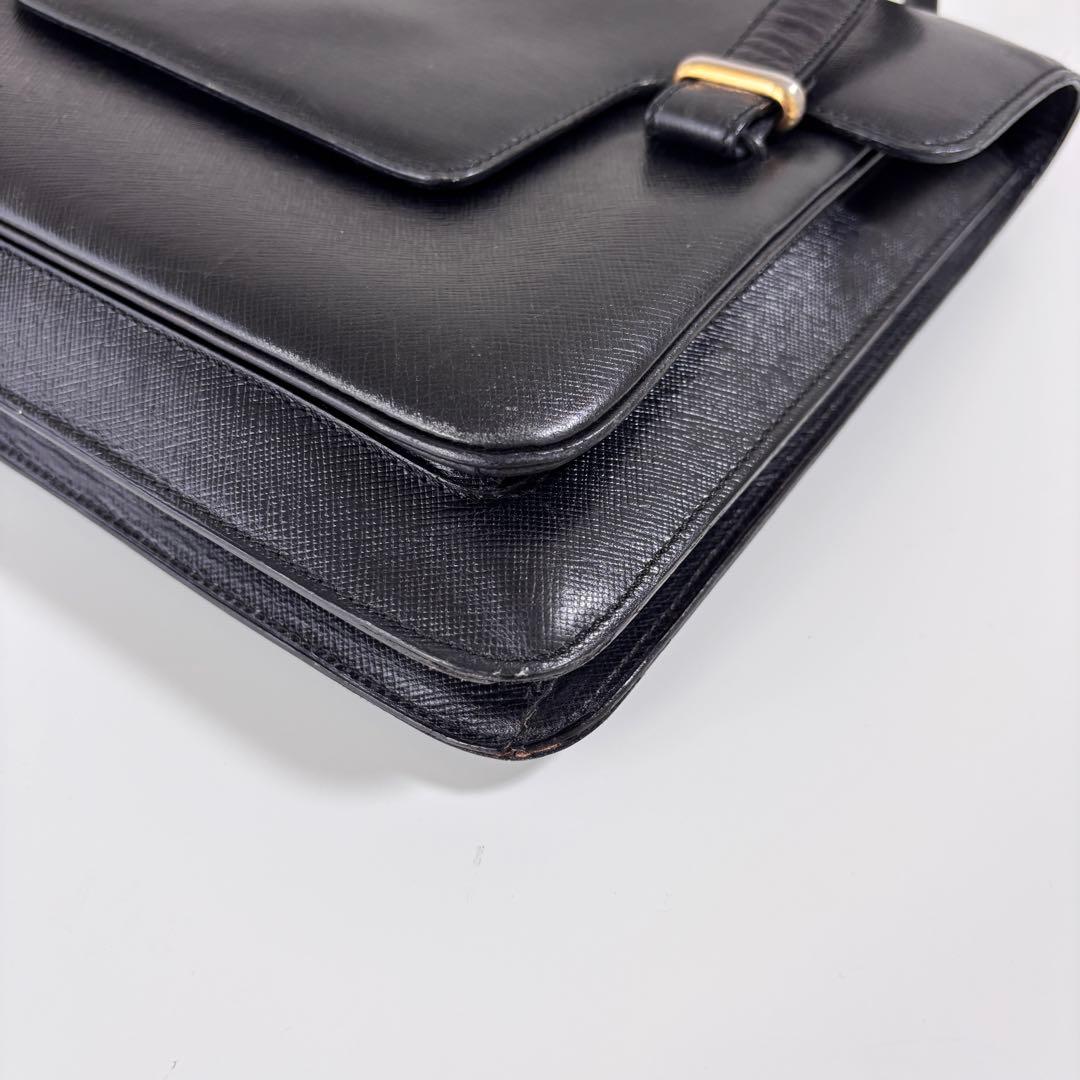 DELVAUX デルヴォー レザー バッグ ブラック ヴィンテージ 希少