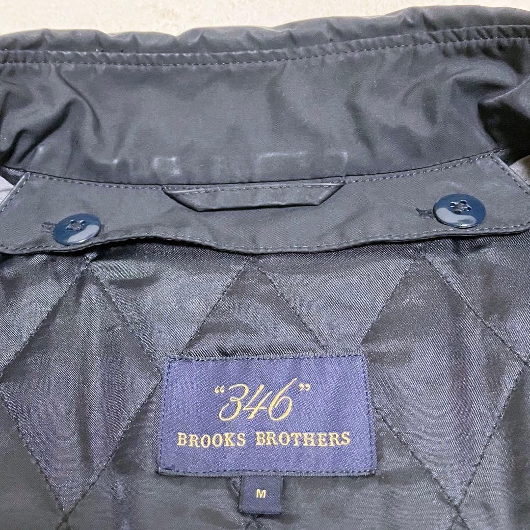 良品　ブルックスブラザーズ　ステンカラーコート　ライナー付き　M　ネイビー　濃紺