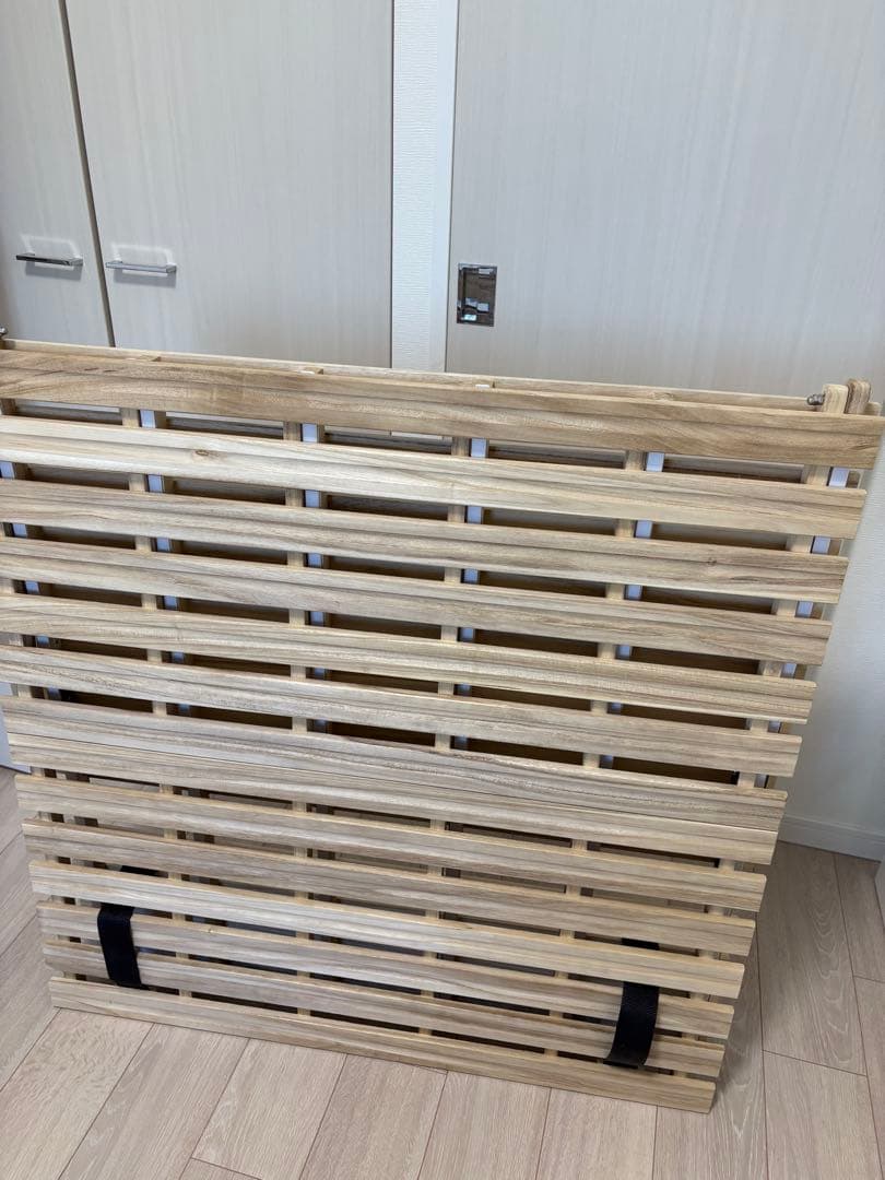 【引き取り限定！】木製スノコベッド シングルサイズ×2