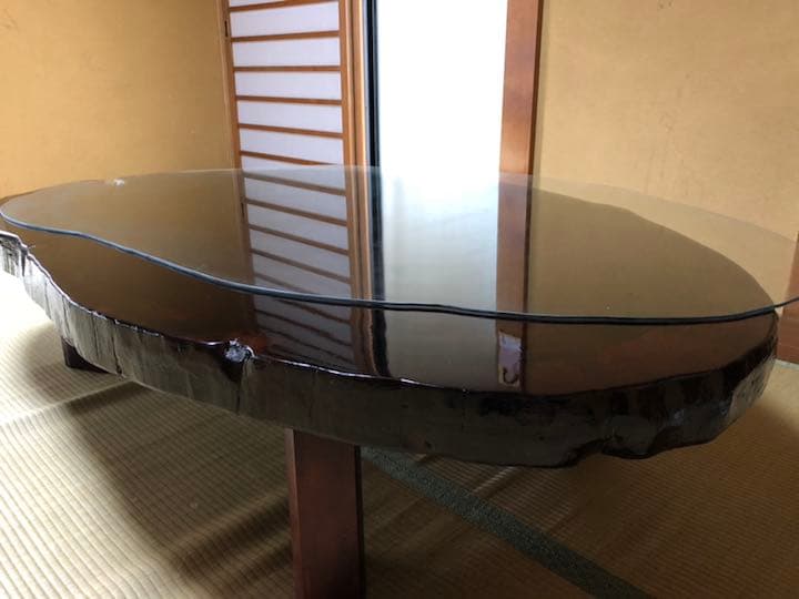 高級無垢一枚板座卓